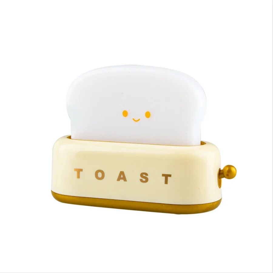 USB Rechargeable Bread Toast LED Night Lamp