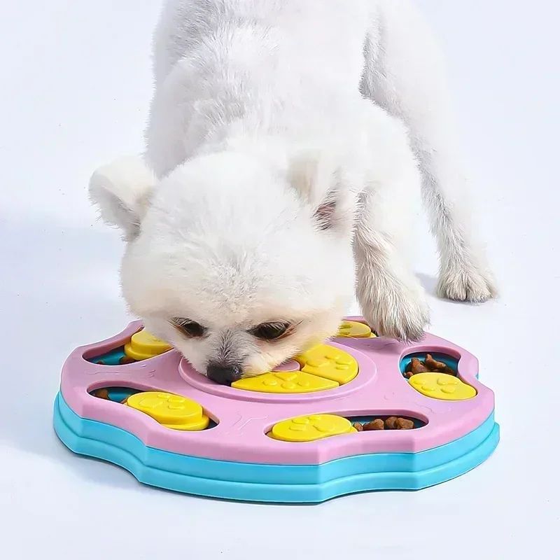 Dog and Cat IQ Training Food Dispenser - Non-Slip Enrichment Toy