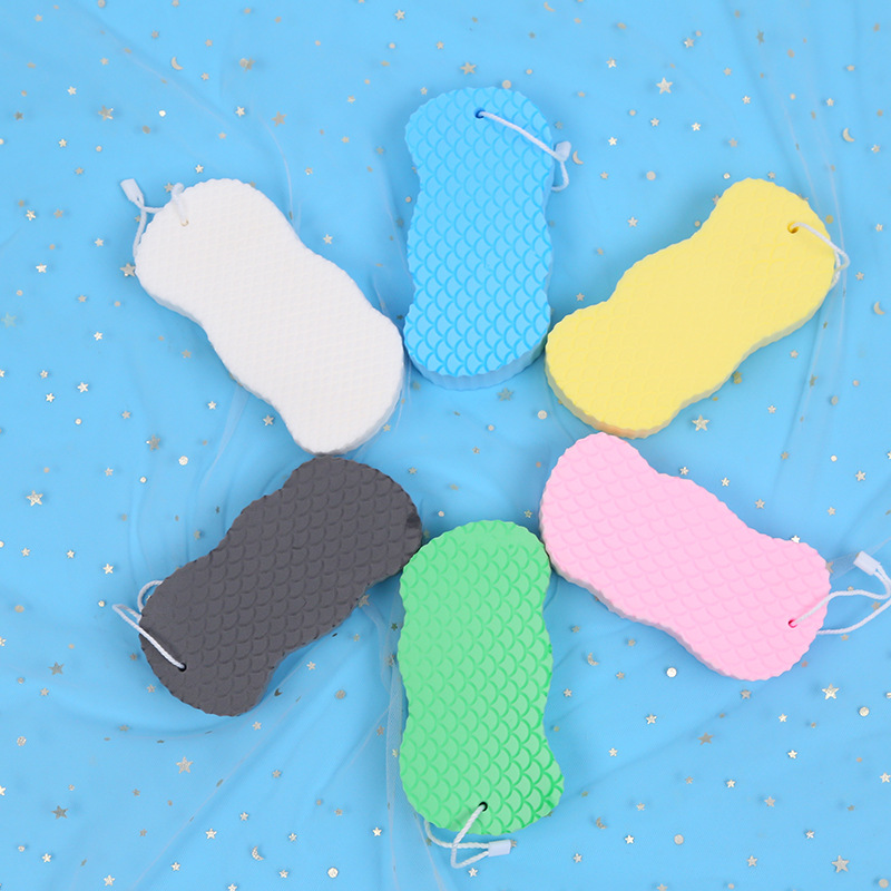 Soft Bath Sponge, Body Scrub Brush, Wisp Massage, Exfoliating Skin Scrubber, Relaxing Shower Washcloth