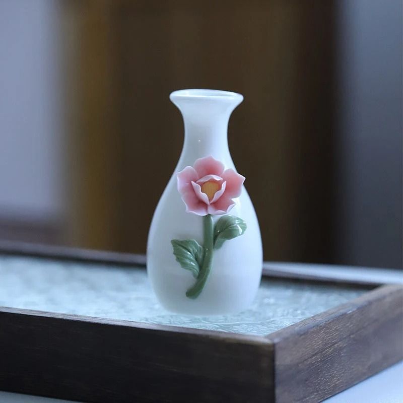Ceramic Narrative Sculpture – High-Definition Chinese Retro Architectural Jar