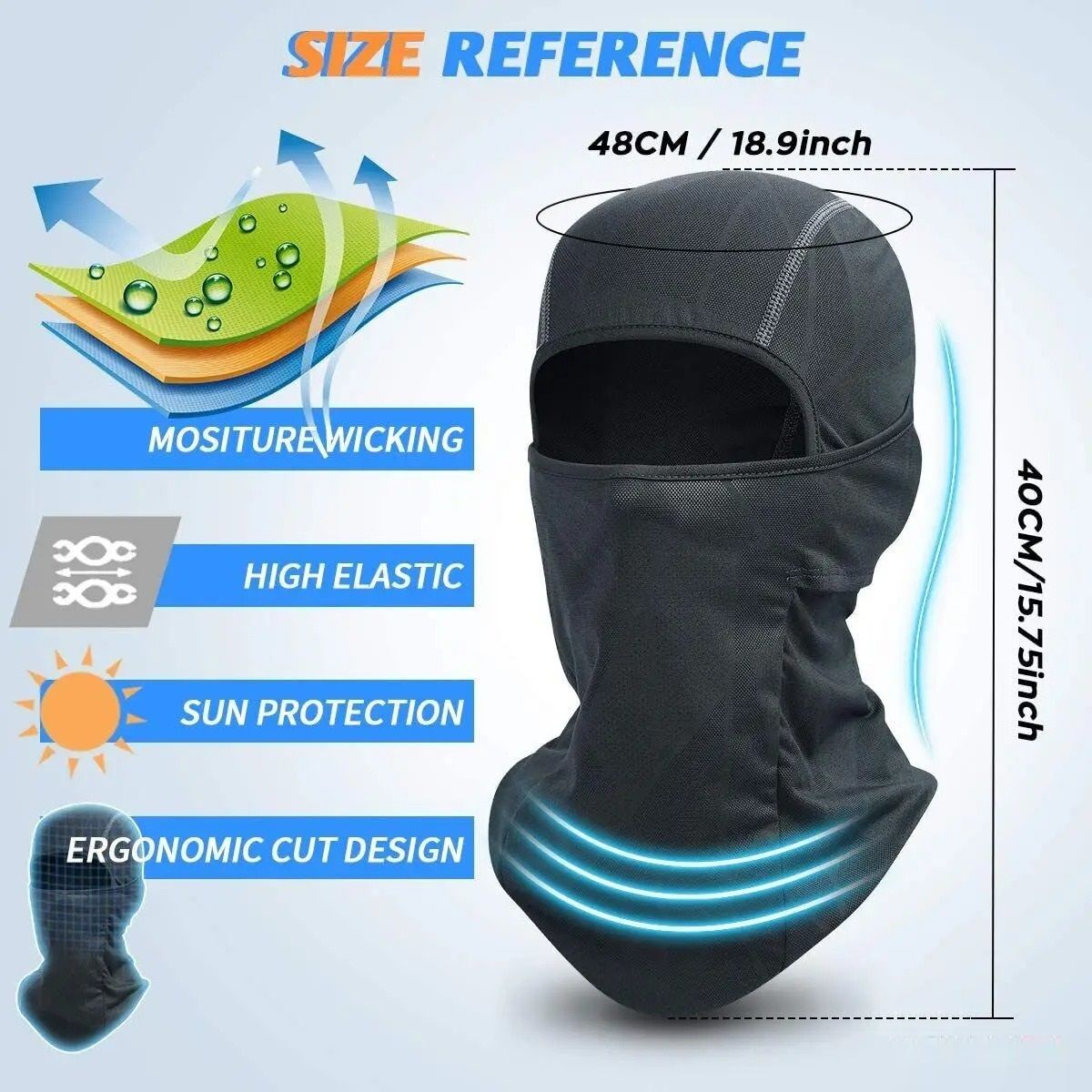 Tactical Balaclava Face Mask UV Sun Protection Windproof and Breathable Shiesty Mask