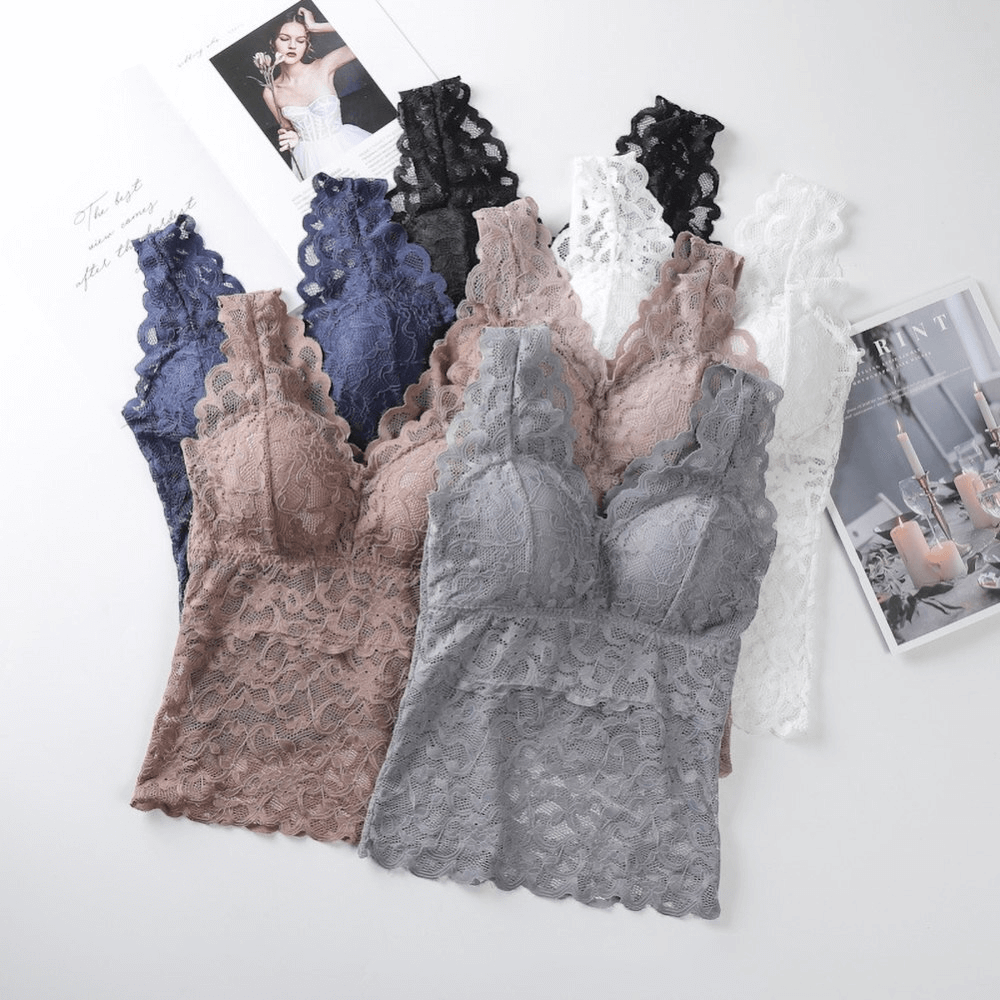 Long Lace Beauty Back Undershirt