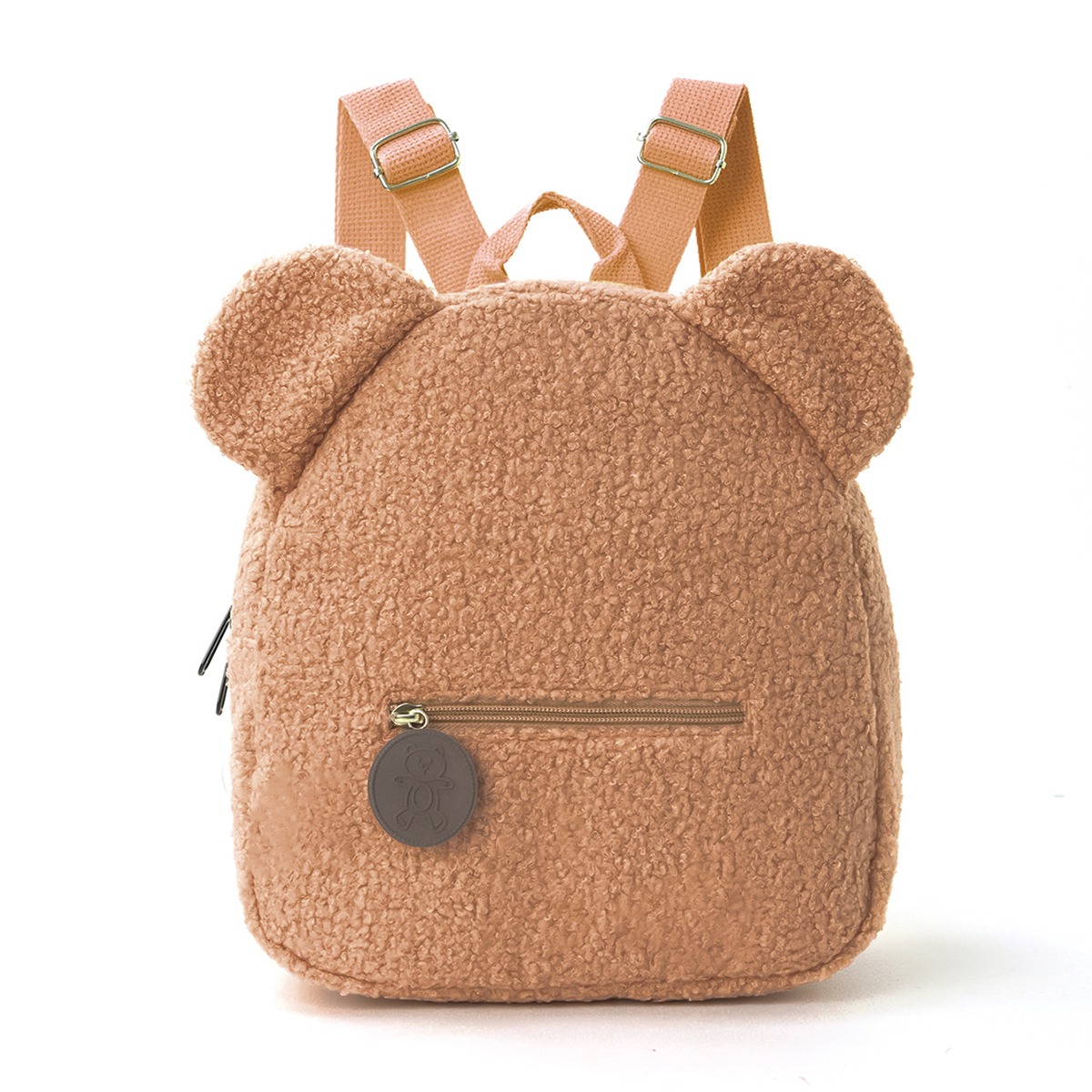 Cartoon Bear Ears Plush Backpack Fashionable Casual Kids Backpack