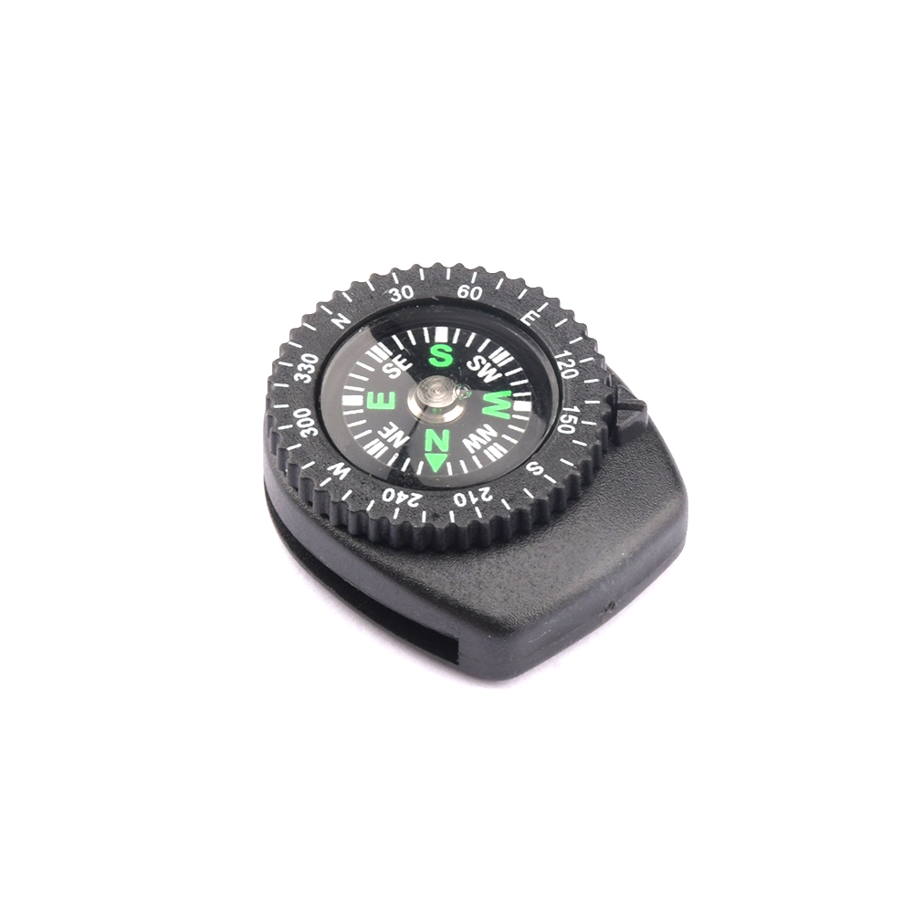 Mini Survival Compass Clip, Portable Pocket Compass for Hiking Camping Gear