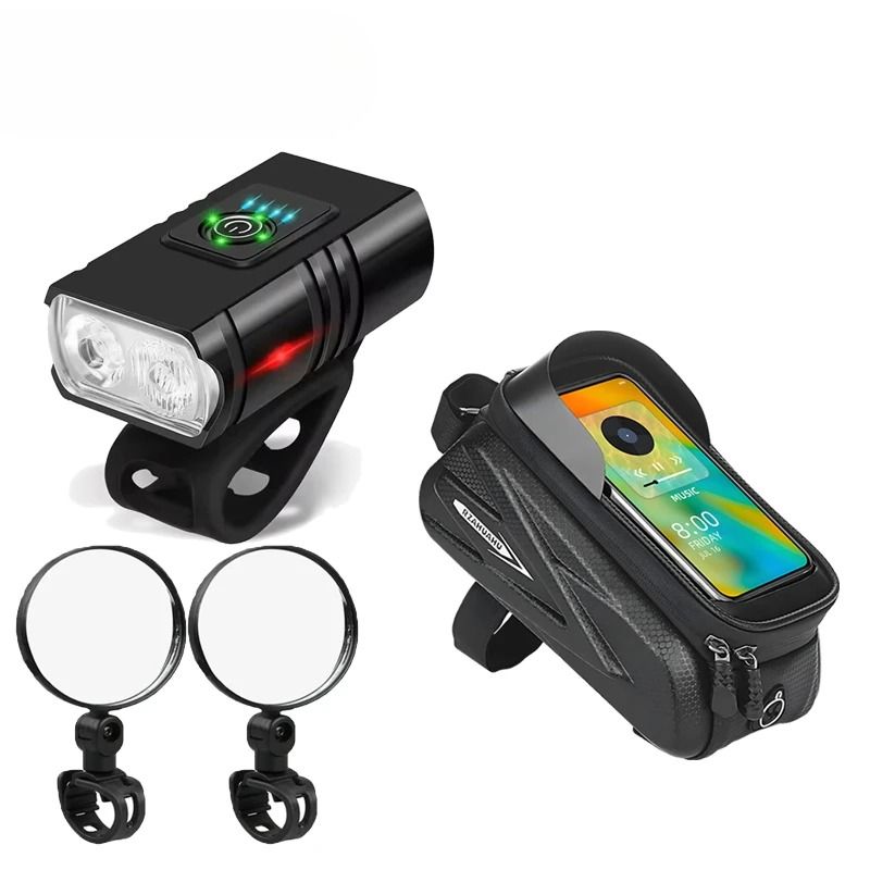 USB Rechargeable Bicycle Front Light with 1000 Lumen LED Headlight