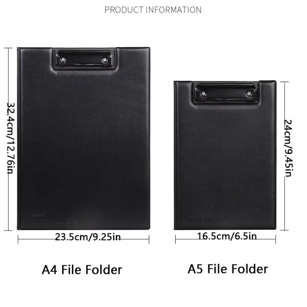 Professional PU Leather Clipboard Folder A4 A5 Foldable Conference Writing Pad
