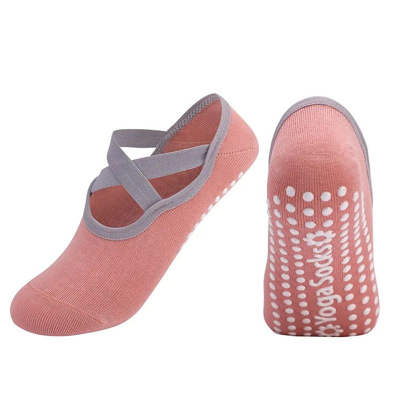 Professional Womens Backless Yoga Socks – Silicone Anti-Slip Ballet & Pilates Grip Socks