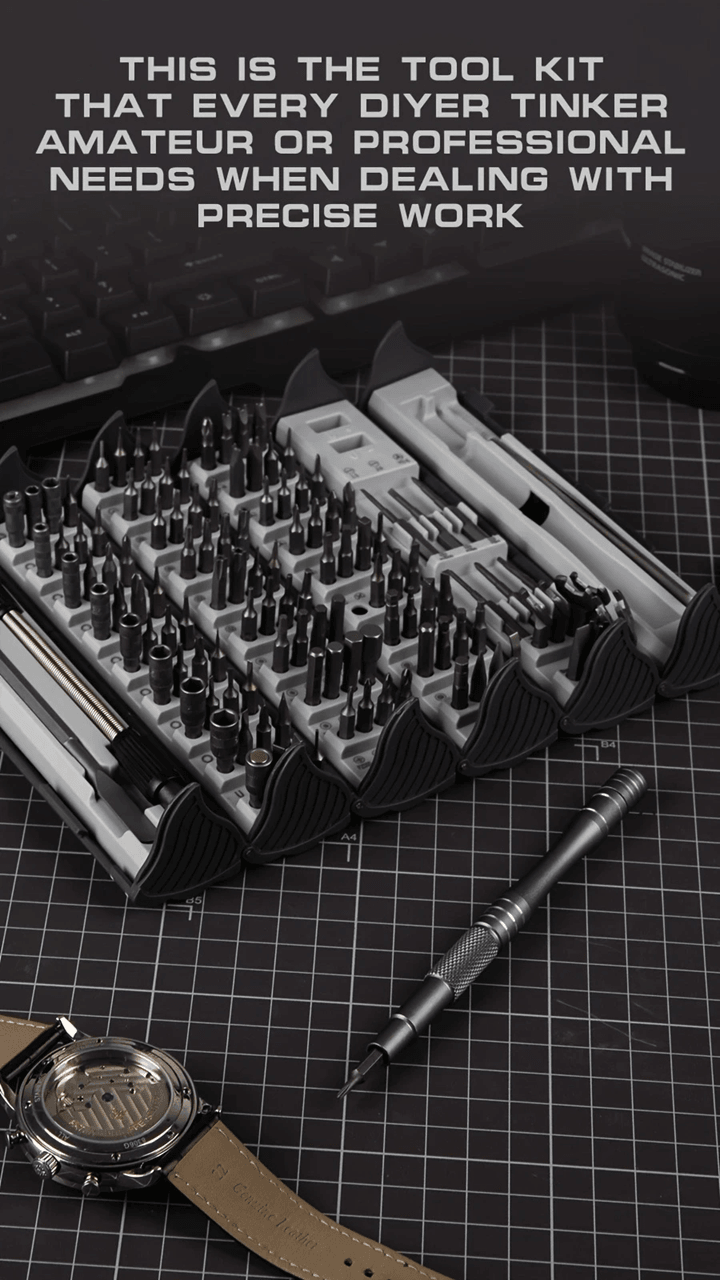 128 in 1 Precision Screwdriver Set Professional Magnetic Repair Tool Kit