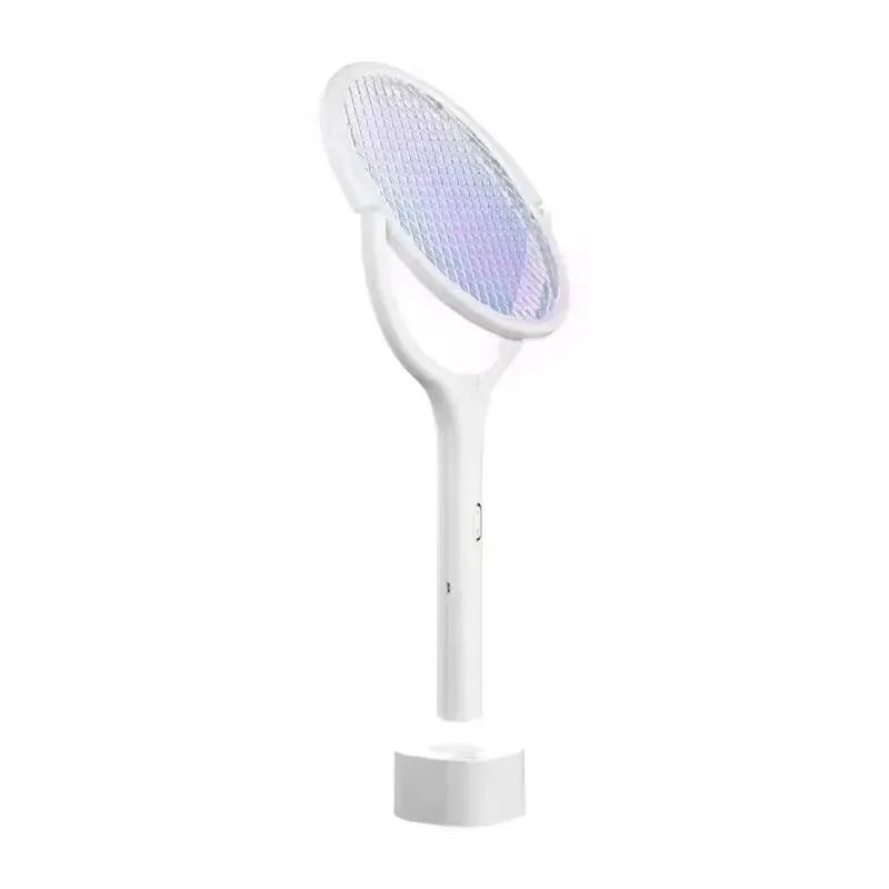 Electric Mosquito Swatter, Fast Charging Racket Kill Fly Bug Lamp with Safety Insulated Battery & ABS Adjustable Design