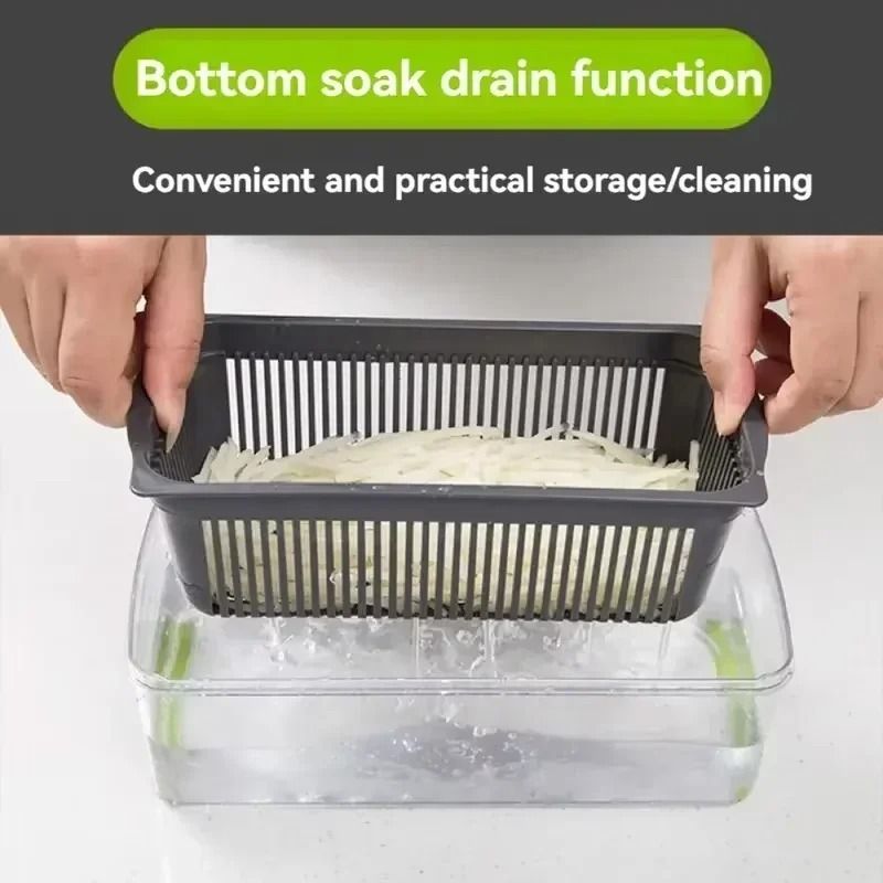 5 in 1 Vegetable Cutter Handheld Food Chopper Slicer and Grater