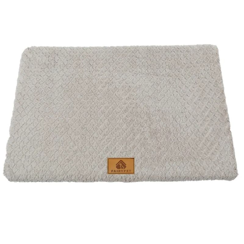 Plush Foam Pet Bed with Washable Cover