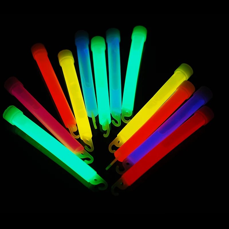 GlowBright LED Glow Sticks for Camping Emergencies and Festival Party Lights