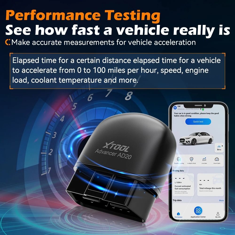 Bluetooth OBD2 Car Scanner Diagnostic Tool with Fault Code Reader