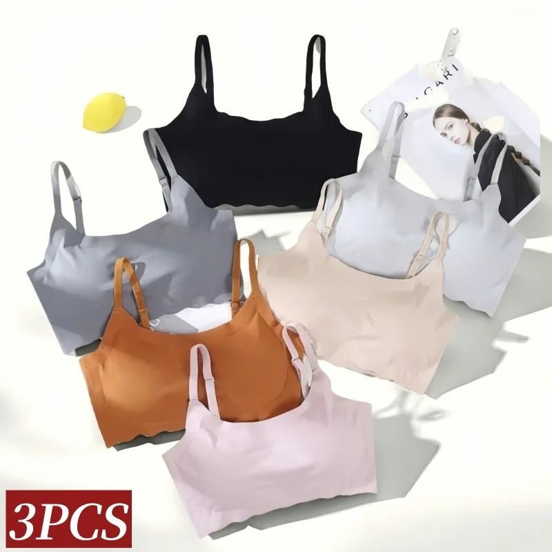 Seamless Push Up Bra Set for Women 3 Piece Pack