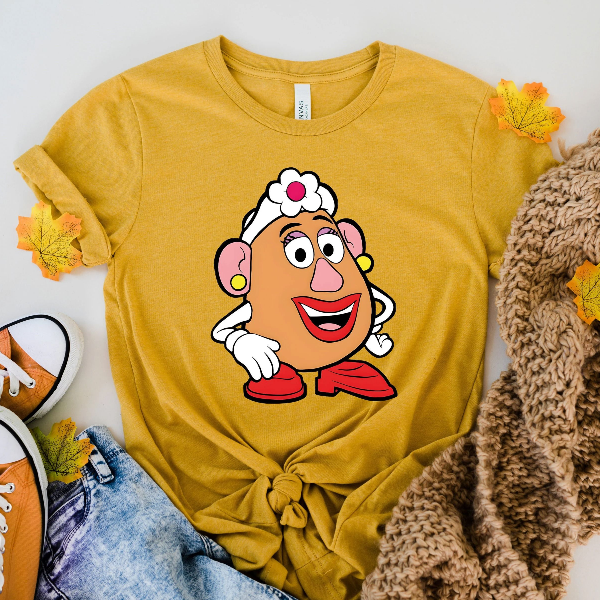 Mr Potato And Mrs Potato Head Shirt, Thankgiving Couple Turkey Shirt, Halloween Shirt,Personalized Custom Thanksgiving