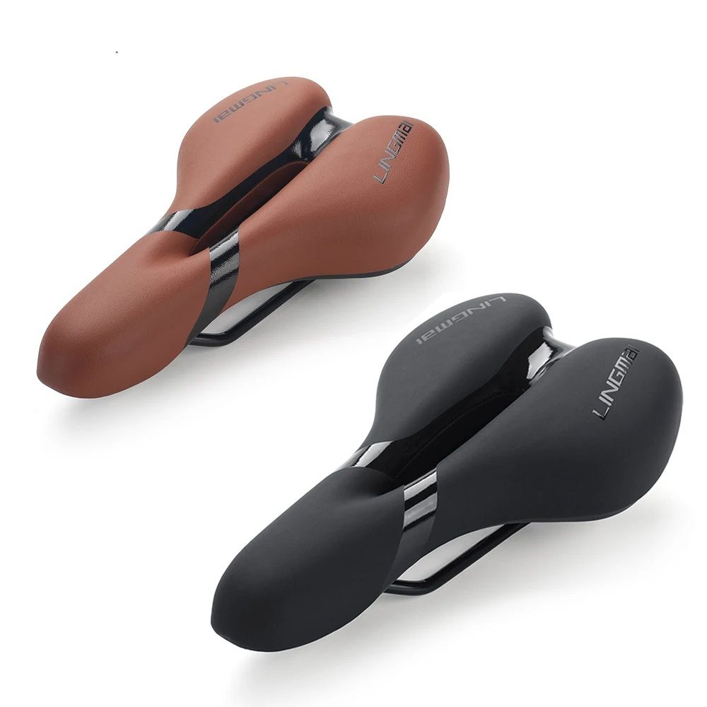 Waterproof Shock Absorbing Bike Saddle for Men and Women Soft MTB Cushion Seat