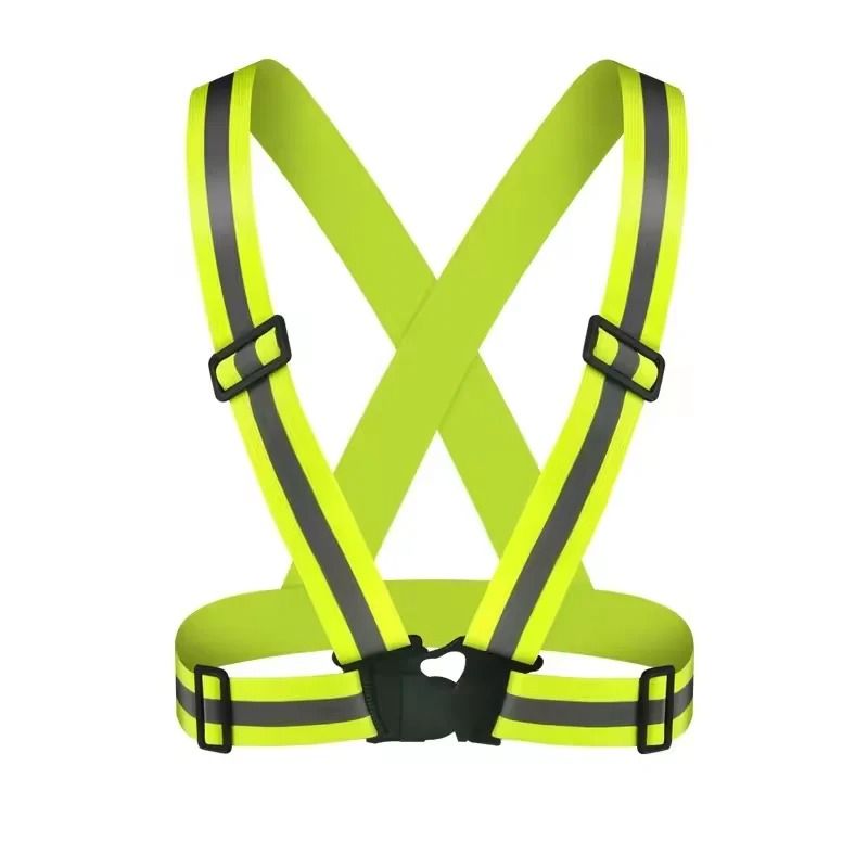 Adjustable Reflective Safety Vest Lightweight Night Running Biking Gear
