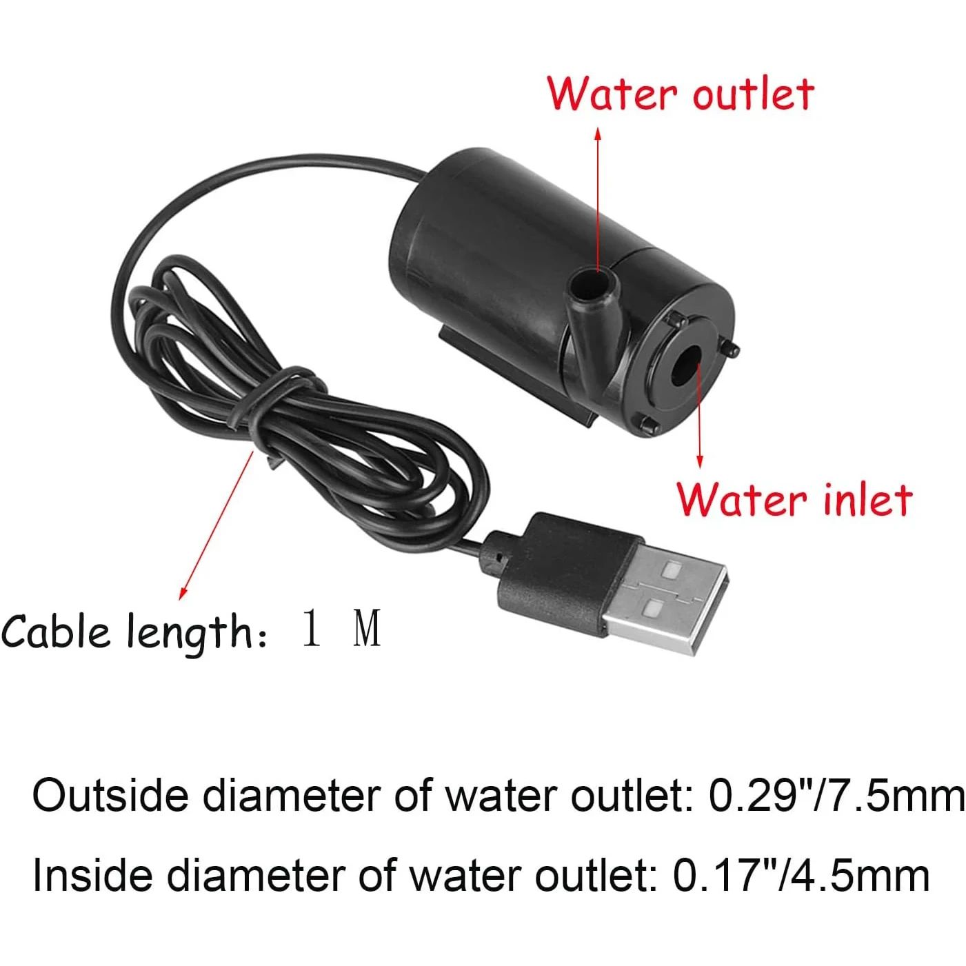 Mini USB Submersible Water Pump