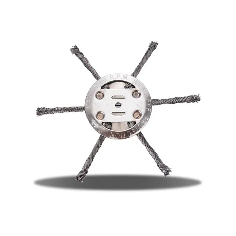 Steel Wire Wheel Weed Brush Trimmer Head