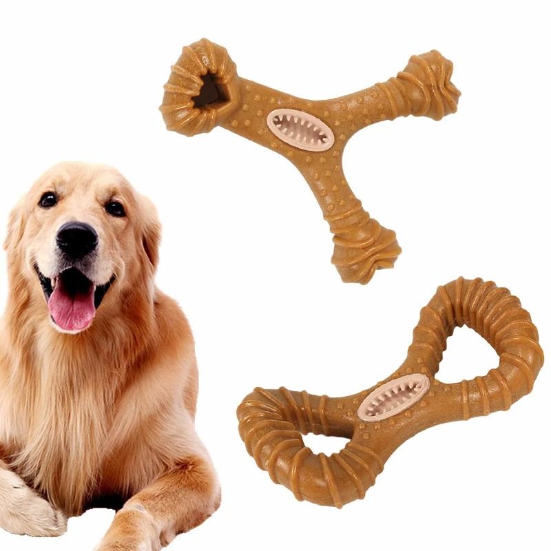 Solid Beechwood Chew Stick for Large Dogs Heavy Duty Dental Toy