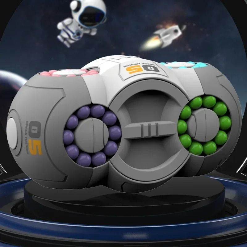 Magic Bean Cube Rotating Brain Teaser Finger Fidget Toy