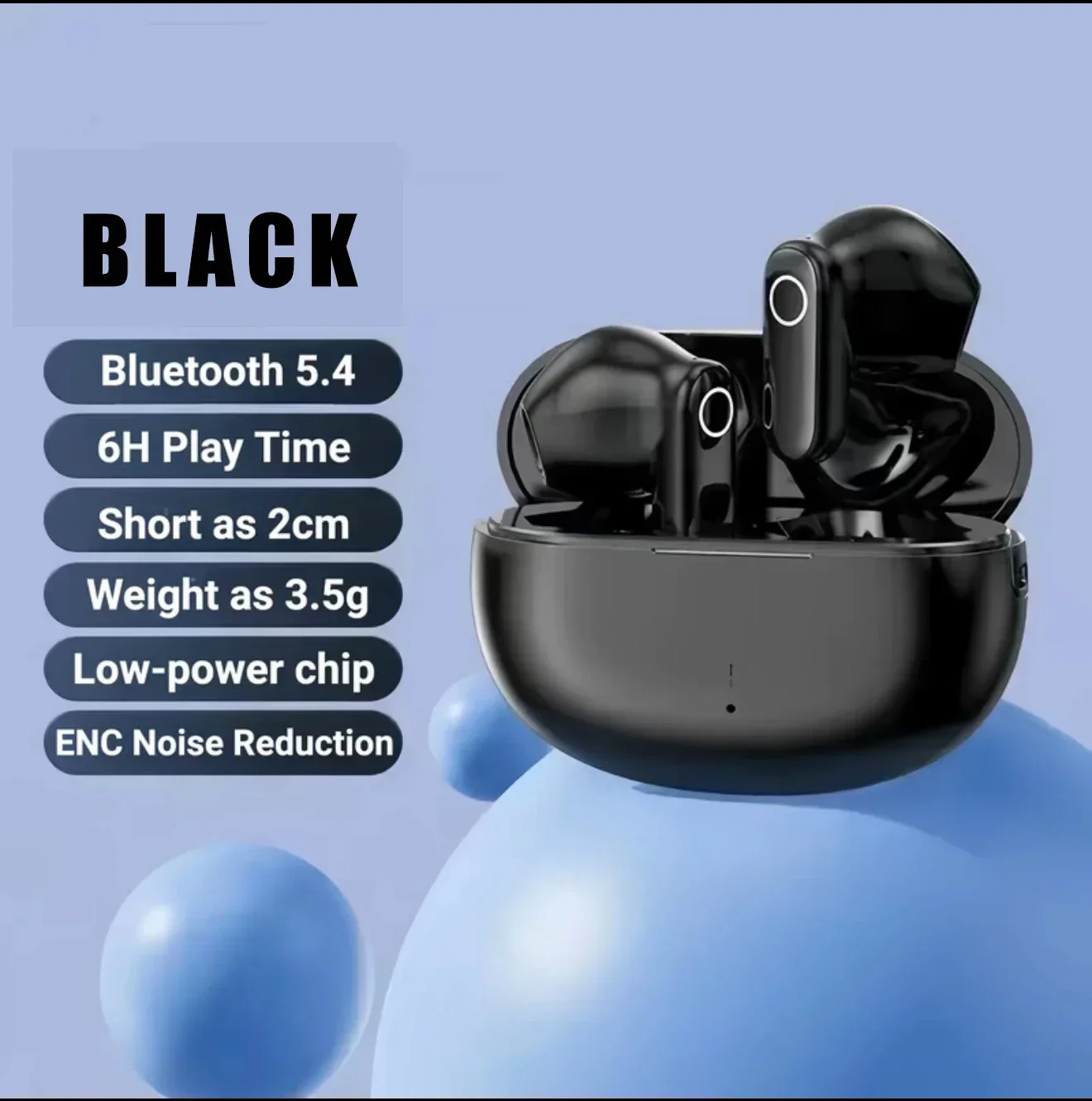 Mini TWS Noise Cancelling Wireless Earbuds with Clear Sound