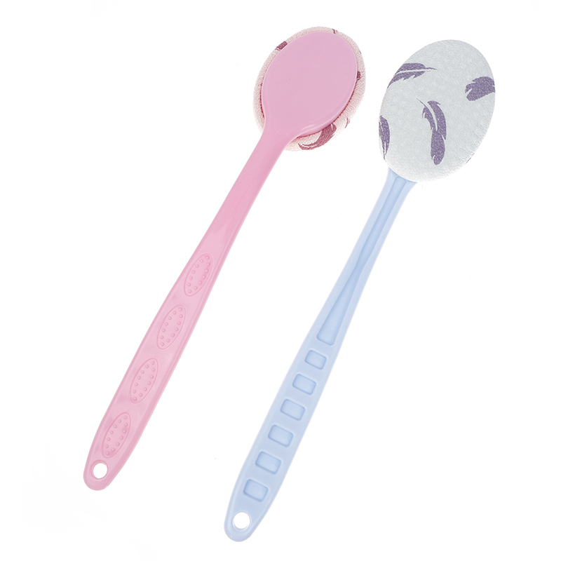 Long Handle Bath Brush Body Wash, Shower Detergent Sponge Applicator Back Brush, Skin Massage Care Bath Wash