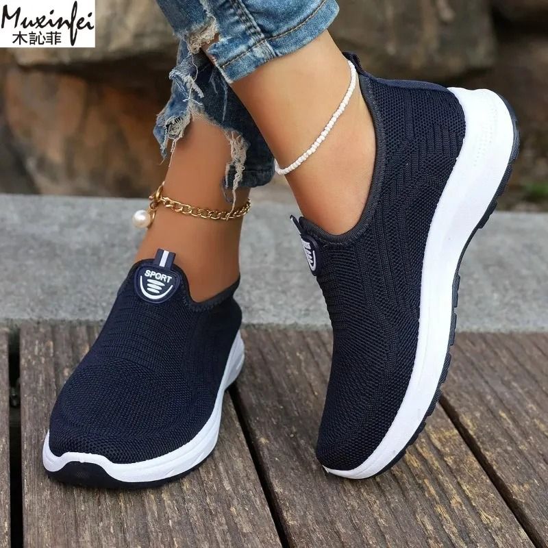 Womens Breathable Mesh Casual Shoes Soft Lightweight Sole