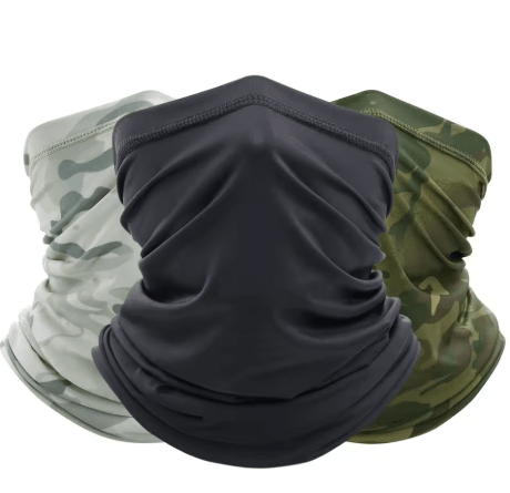 Summer Tactical Camo Bandana Breathable Sports Neck Gaiter Face Mask for Cycling Hunting and Hike