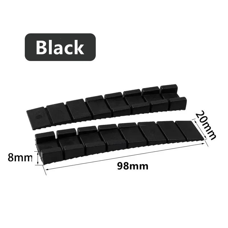 Flexible Plastic Shims Wedges Furniture Leveling Pads Set