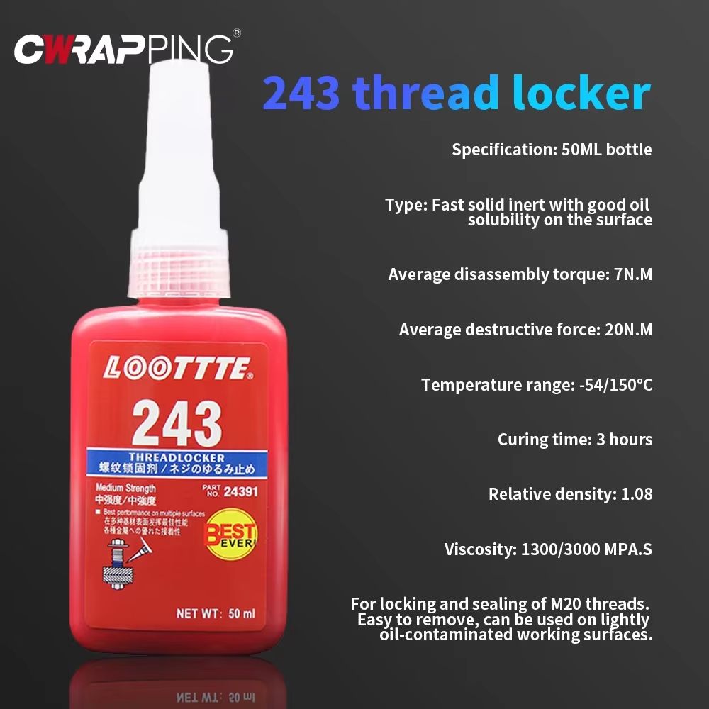 SecureHold 50 mL Thread Locking Sealant – Fast-Cure Anaerobic Screw & Bolt Adhesive