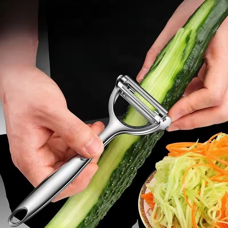 High Quality Stainless Steel Potato Grater, Cucumber Carrot Julienne Peeler, Fruit Vegetable Slicer