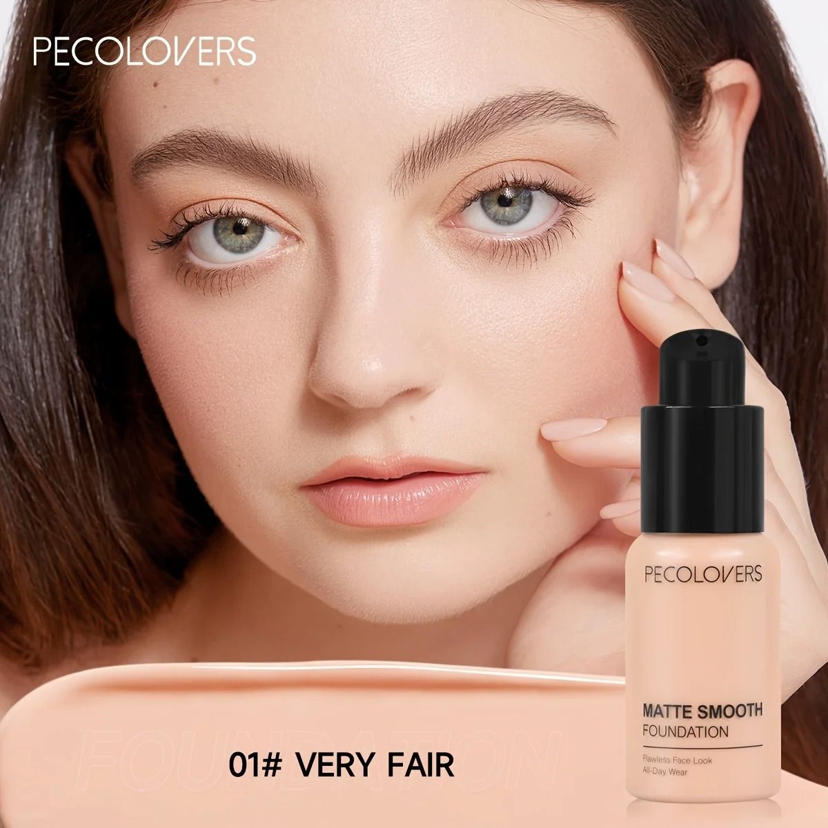 PECOLOVERS Oil Control Matte Finish Liquid Foundation
