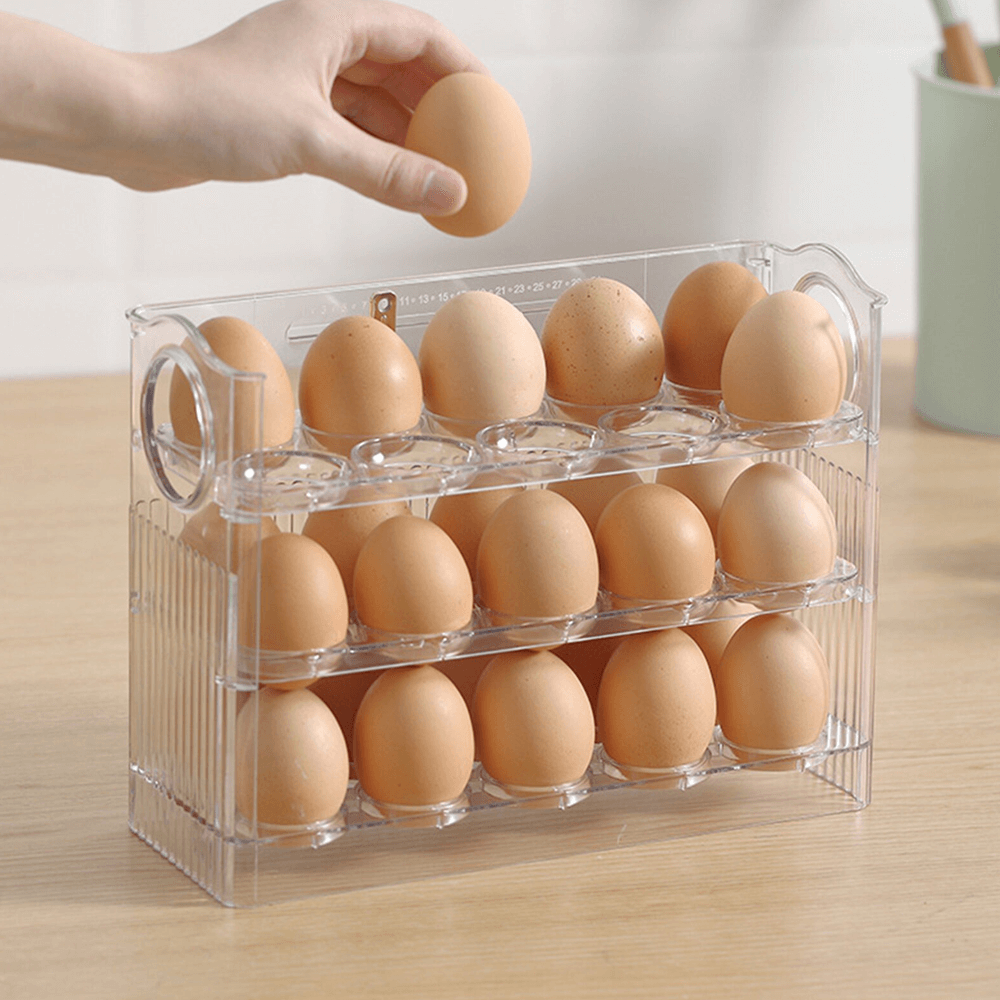 Egg Storage Box Refrigerator Organizer