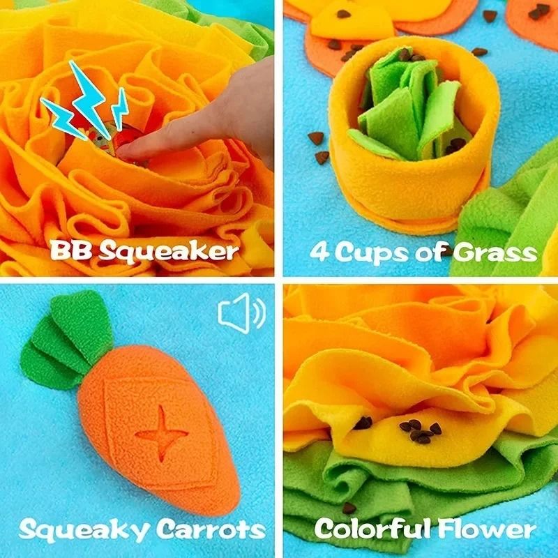 Large Snuffle Mat for Dogs Interactive Feeding and Stress Relief Training Mat