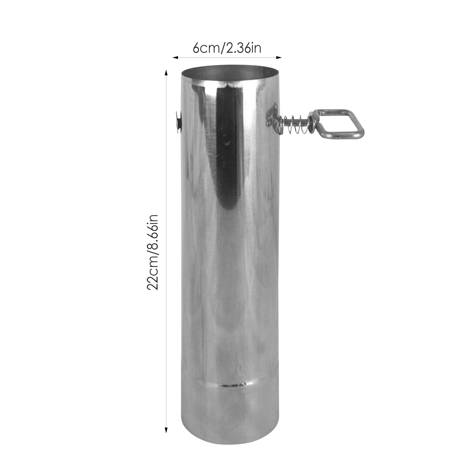 Stainless Steel Tent Stove Chimney Pipe Heat Shield Guard Adjustable Camping Stove Pipe