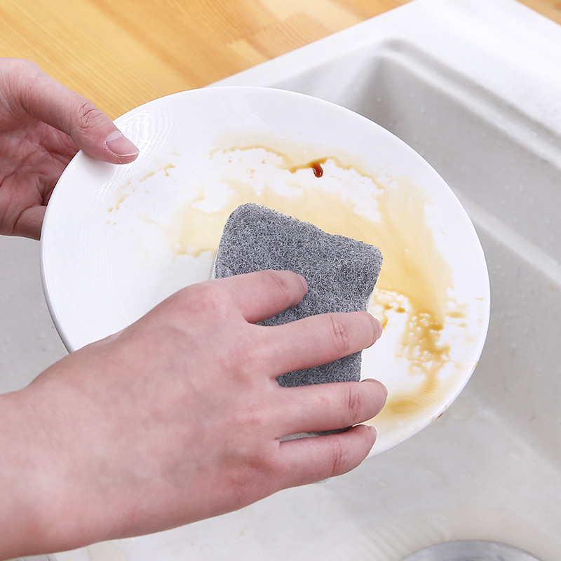 Double-Sided Dishwashing Sponge Cloth for Kitchen Cleaning