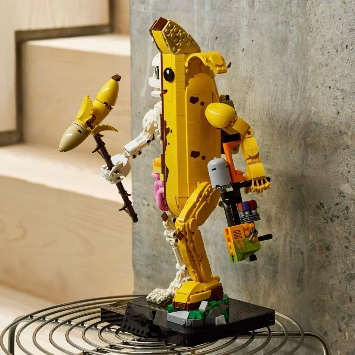 1414-Piece Banana Model Building Block Set | MOC Creative Room Decor