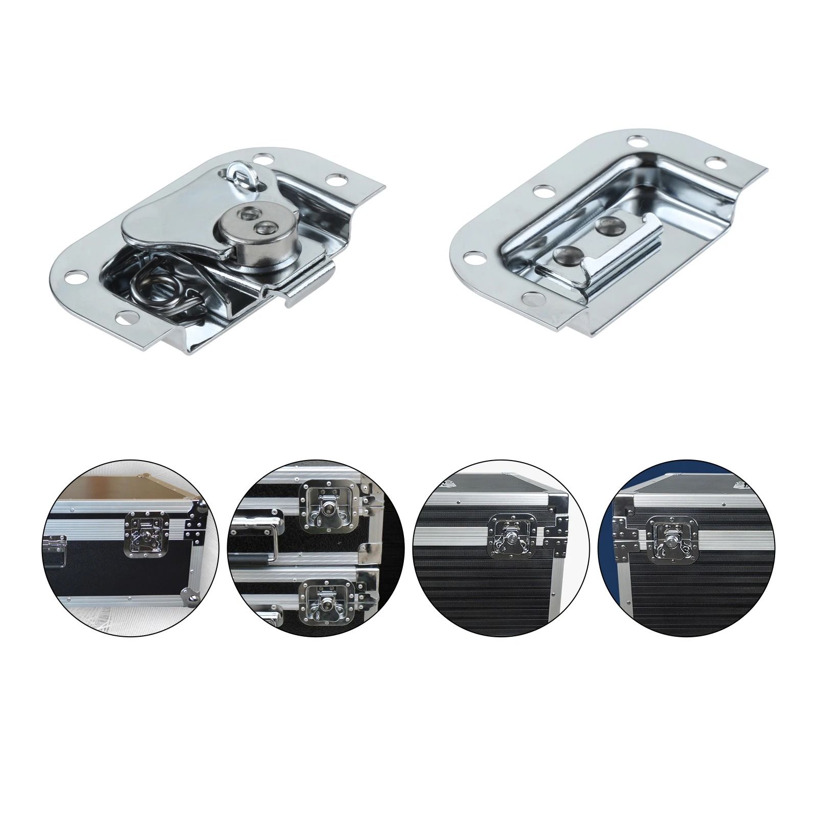 Flight Case Lock Box Buckle Butterfly Twist Latch 82 x 77 mm