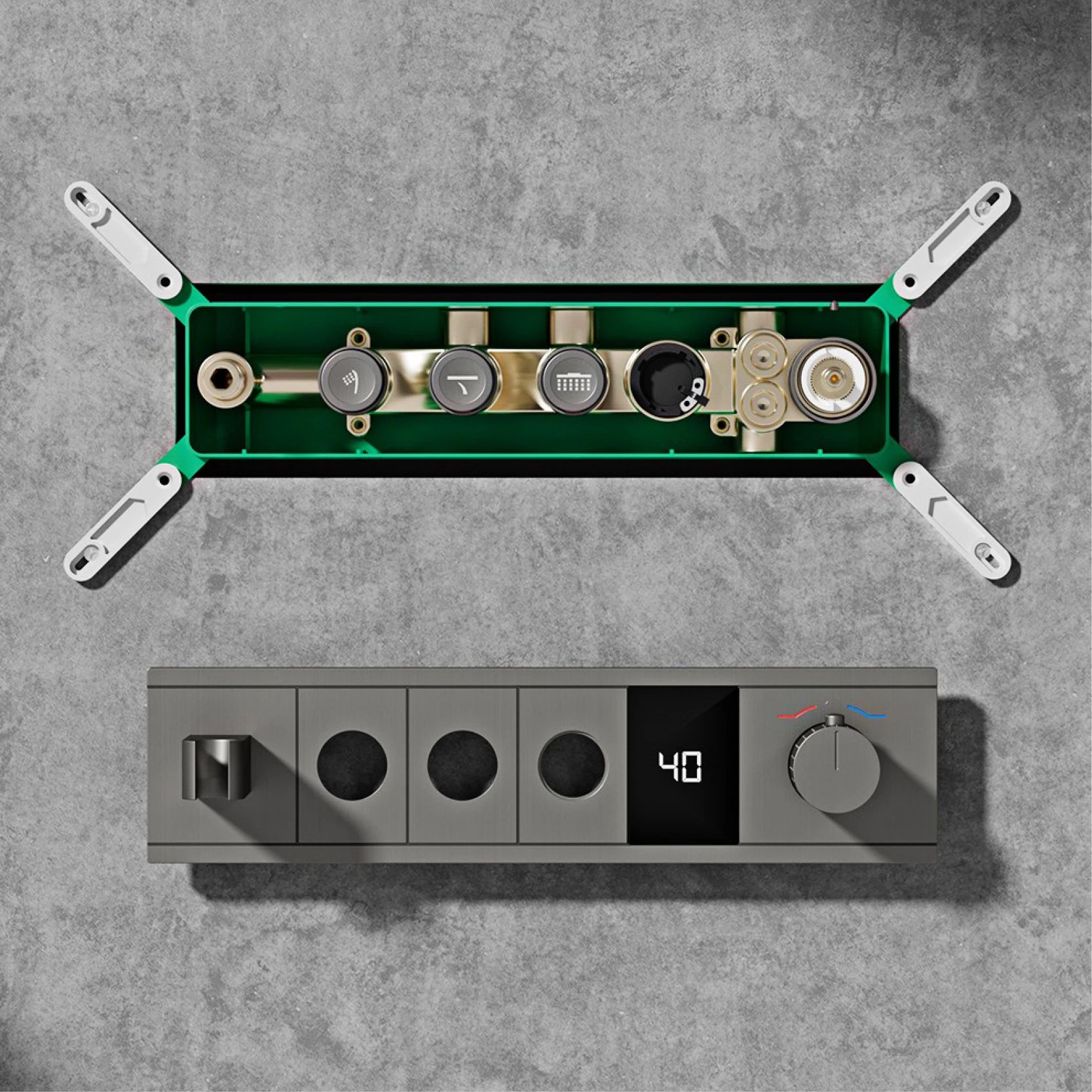 Luxury LED Multi Function Shower System