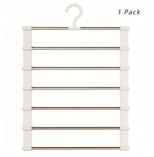 Foldable Pants Hanger Stainless Steel Space Saving Closet Organizer