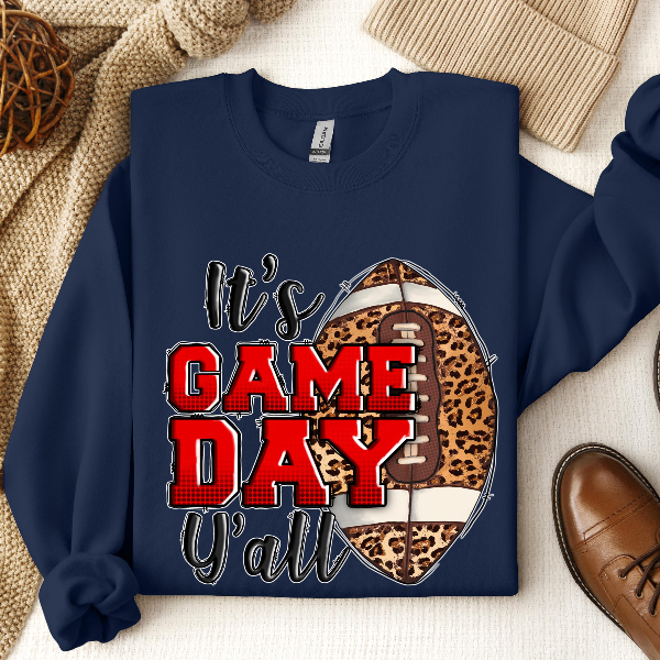 It's Game Day Y'all Football Shirt Game Day Tee Unisex Football Season Fan Shirt