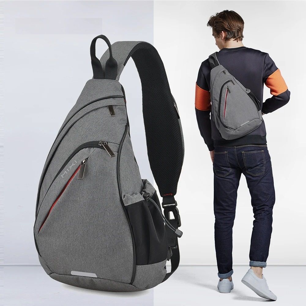 Sling Crossbody USB Backpack for Men & Women