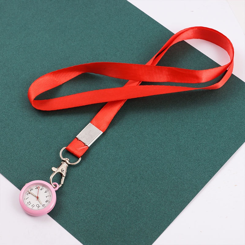 Retro Waterproof Nurse Fob Watch Luminous Hanging Medical Pendant Watch with Clip-On Design