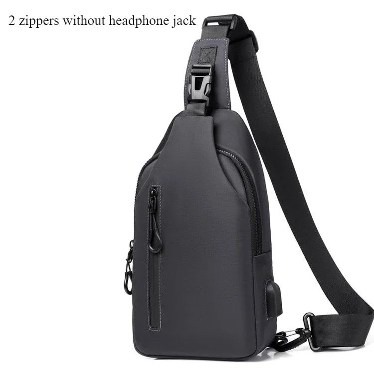 Men Nylon Crossbody Chest Bag