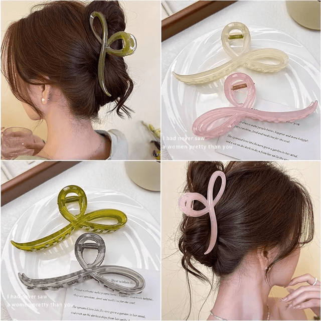 JellyBow Hair Claw Clip