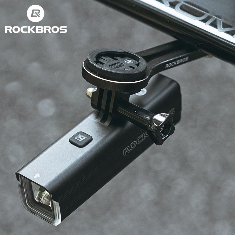 Smart Bike Front Light Aluminum Alloy USB Rechargeable Cycling Headlight