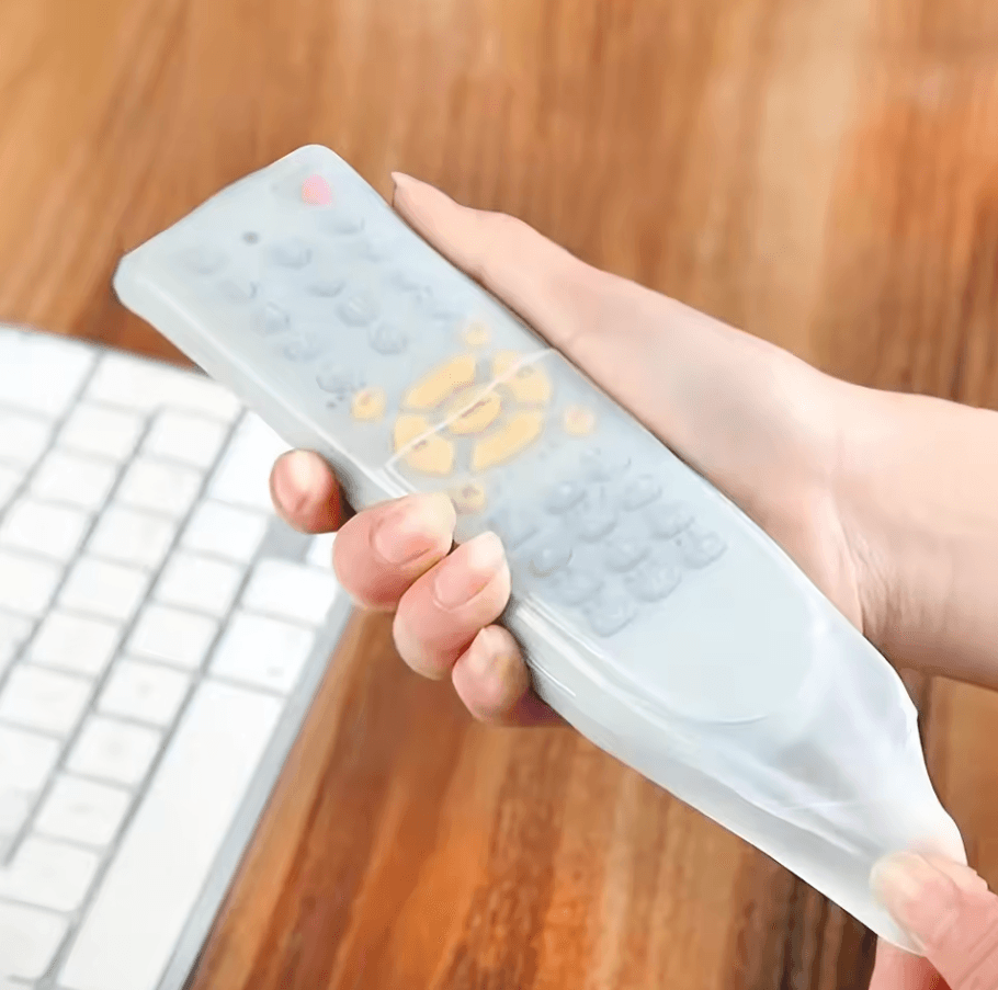 Silicone Remote Control Cover – TV & Air Conditioner Dust Protection Flexible Storage Sleeve
