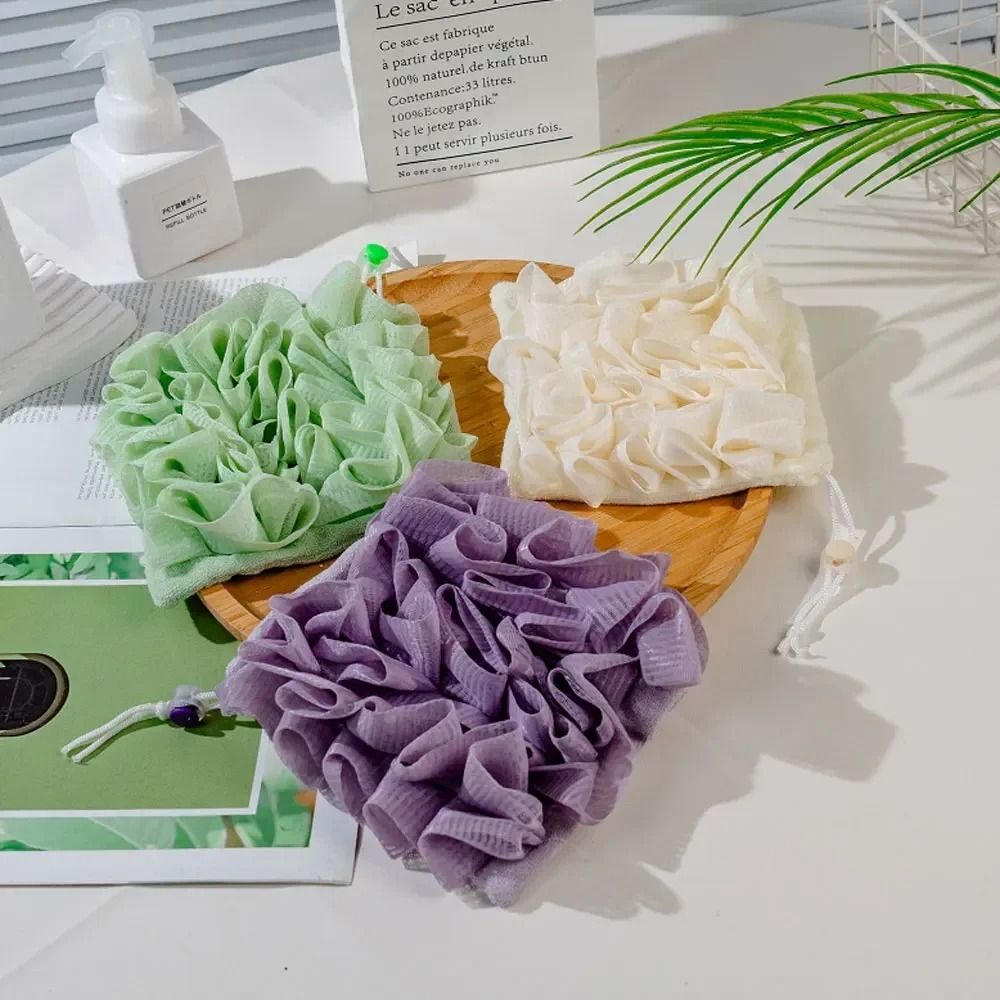 2-In-1 Integrated Soap Pouch and Mesh Bath Interface