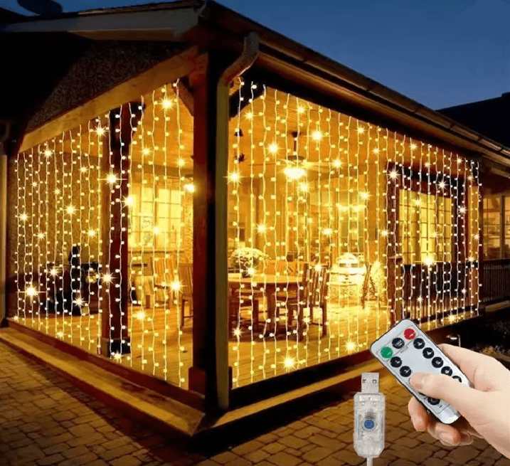 AmbienceCurtain USB LED Curtain Lights